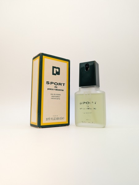 Туалетная вода Paco Rabanne Sport EDT 30 мл винтаж 1990-х годов спрей
