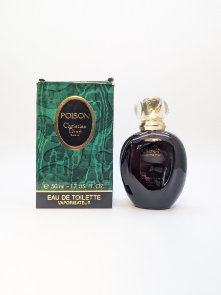 Туалетная вода Christian Dior Poison EDT 50 мл винтаж 1992 года спрей