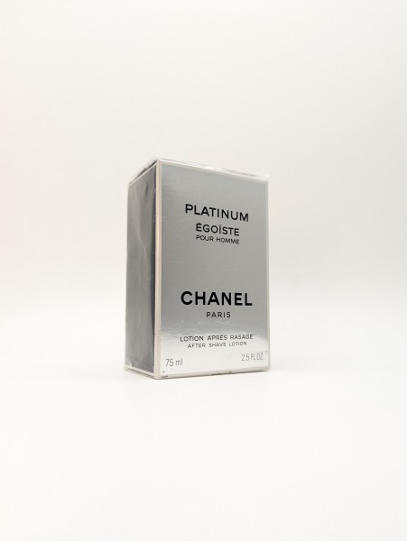 Лосьон после бритья Chanel Egoiste Platinum 75 мл винтаж 2001 года в слюде