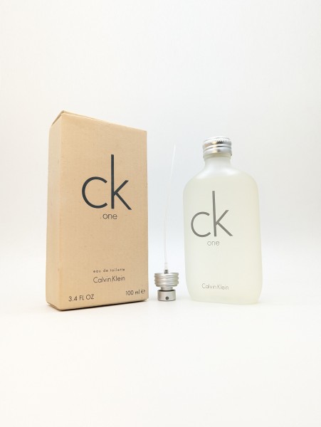 Туалетная вода Calvin Klein CK one EDT 100 мл 2007 года сплэш