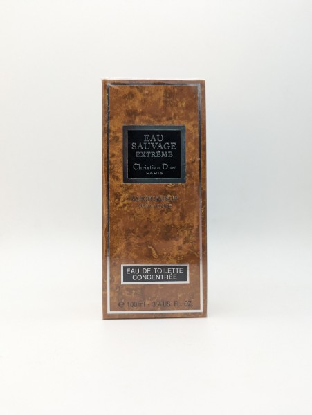 Туалетная вода Christian Dior Eau Sauvage Extreme EDT 100 мл винтаж 1992 года спрей в слюде