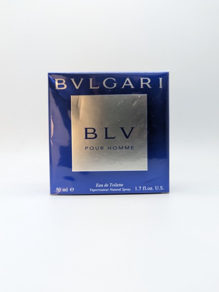 Туалетная вода Bvlgari Blv pour Homme EDT 50 мл винтаж 2002 года спрей в слюде