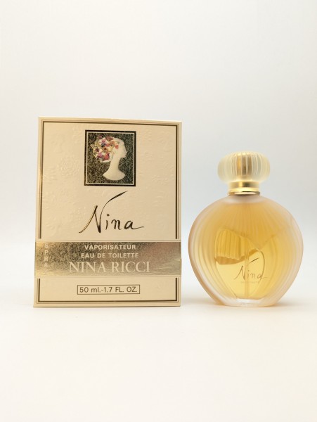 Туалетная вода Nina Ricci Nina EDT 50 мл винтаж 1980-х годов спрей