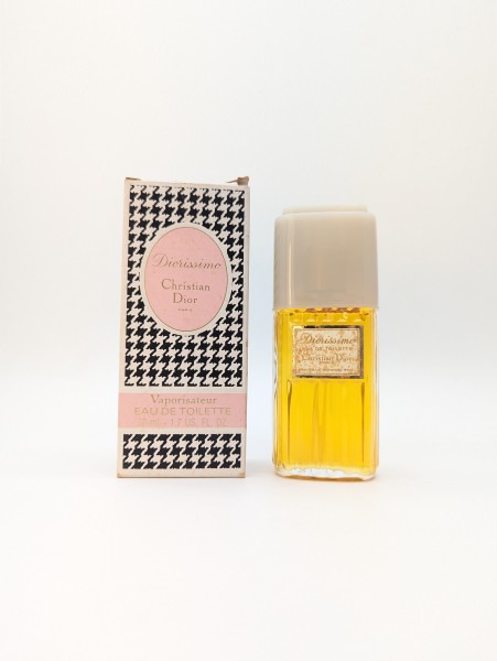 Туалетная вода Christian Dior Diorissimo EDT 50 мл винтаж 1987 года спрей