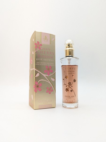 Туалетная вода Guerlain Lovely Cherry Blossom Gold Sparkles EDT 35 мл винтаж 2005 года спрей