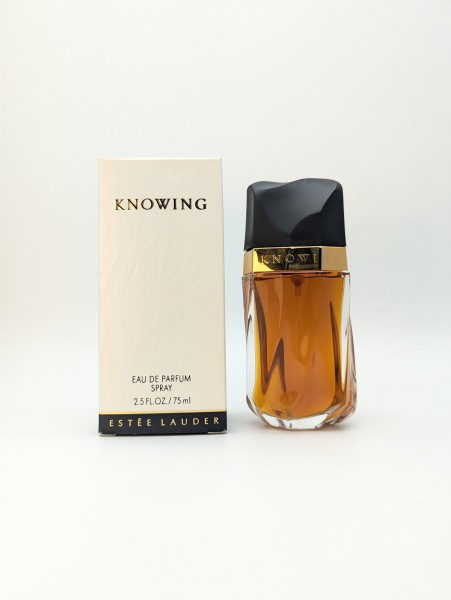 Парфюмерная вода Estee Lauder Knowing EDP 75 мл винтаж 1991 года спрей