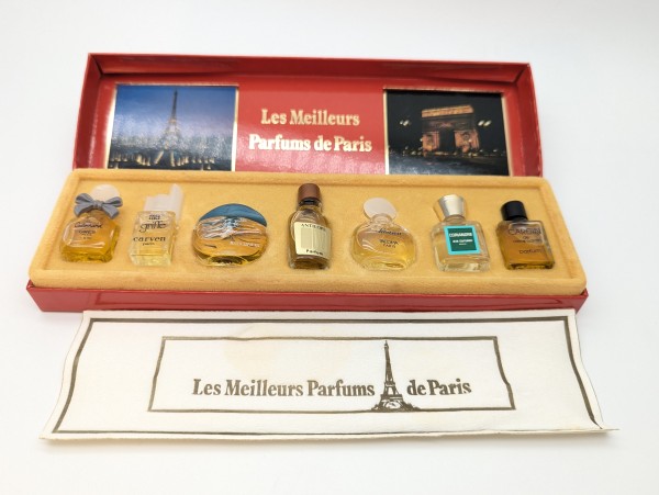 Набор Les meilleurs Parfums de Paris 17,15 мл винтаж 1970-х годов