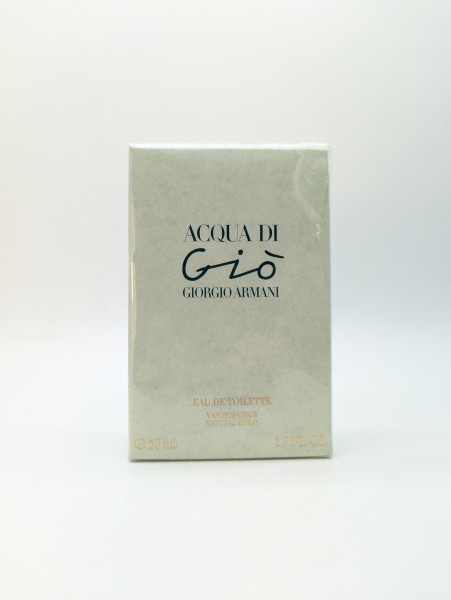 Туалетная вода Giorgio Armani Acqua di Gio EDT 50 мл винтаж 1998 года спрей в слюде