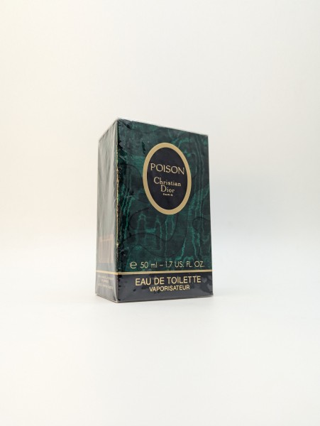 Туалетная вода Christian Dior Poison EDT 50 мл винтаж 1991 года спрей в слюде