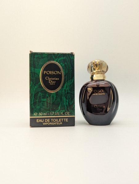 Туалетная вода Christian Dior Poison EDT 50 мл винтаж 1987 года спрей