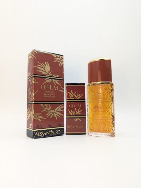Туалетная вода Yves Saint Laurent Opium EDT 50 мл винтаж 1986 года спрей