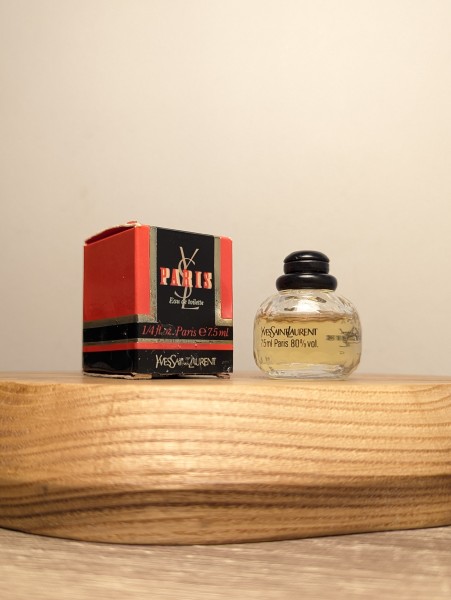 Туалетная вода Yves Saint Laurent Paris EDT 7,5 мл винтаж 1990-х годов сплэш
