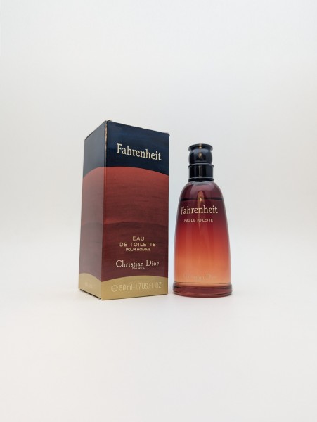 Туалетная вода Christian Dior Fahrenheit EDT 50 мл винтаж 1990 года сплэш