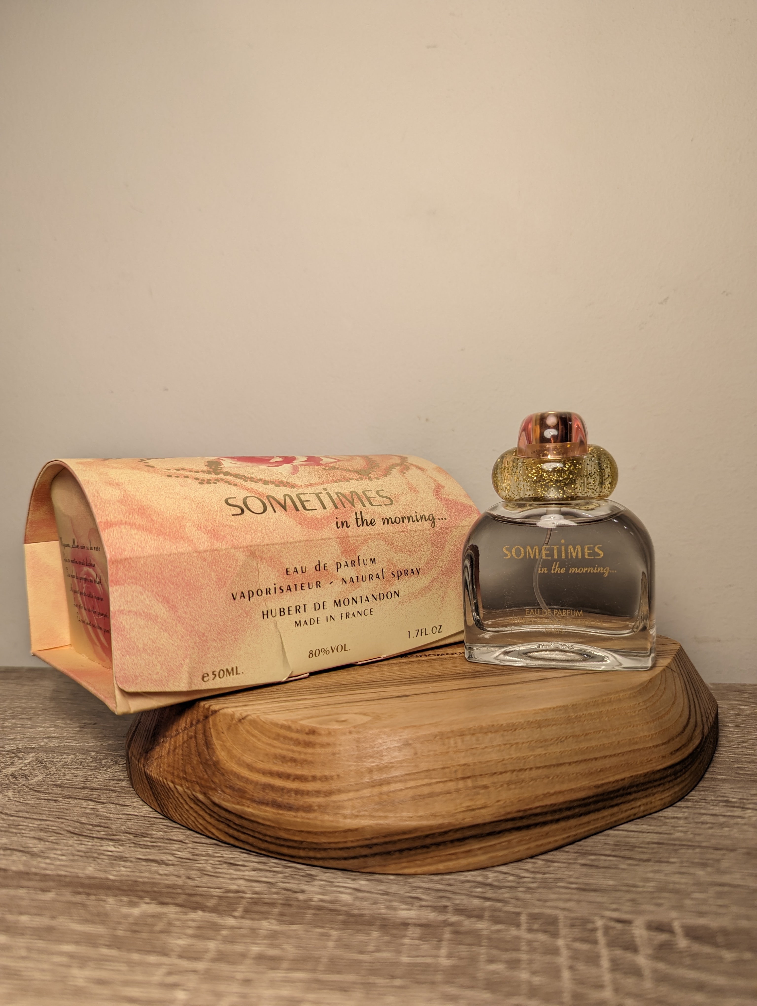 Духи Hubert De Montandon Sometimes in the morning — винтажный флакон