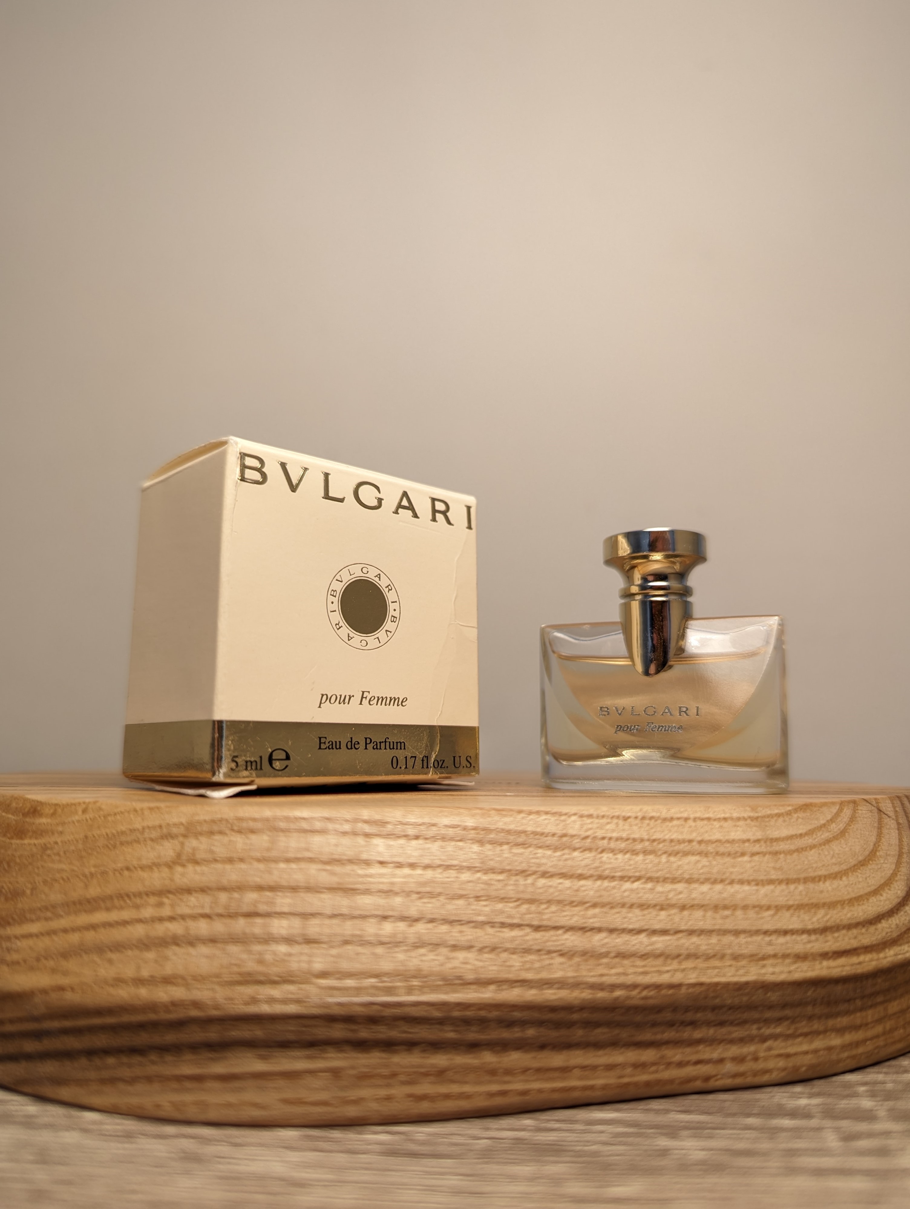Духи Bvlgari pour Femme — винтажный флакон