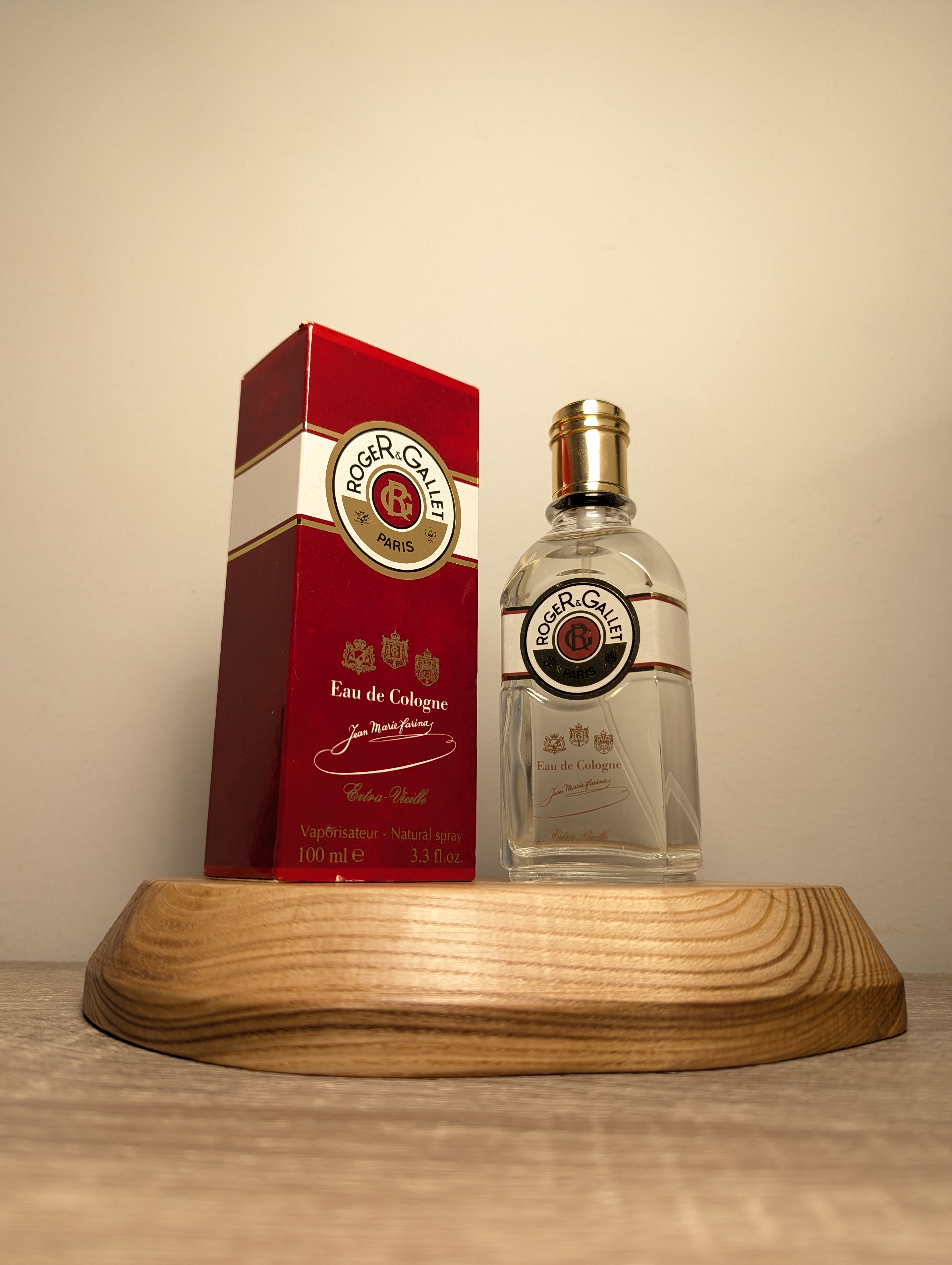 Духи Roger&Gallet Jean Marie Farina Extra Vieille — винтажный флакон