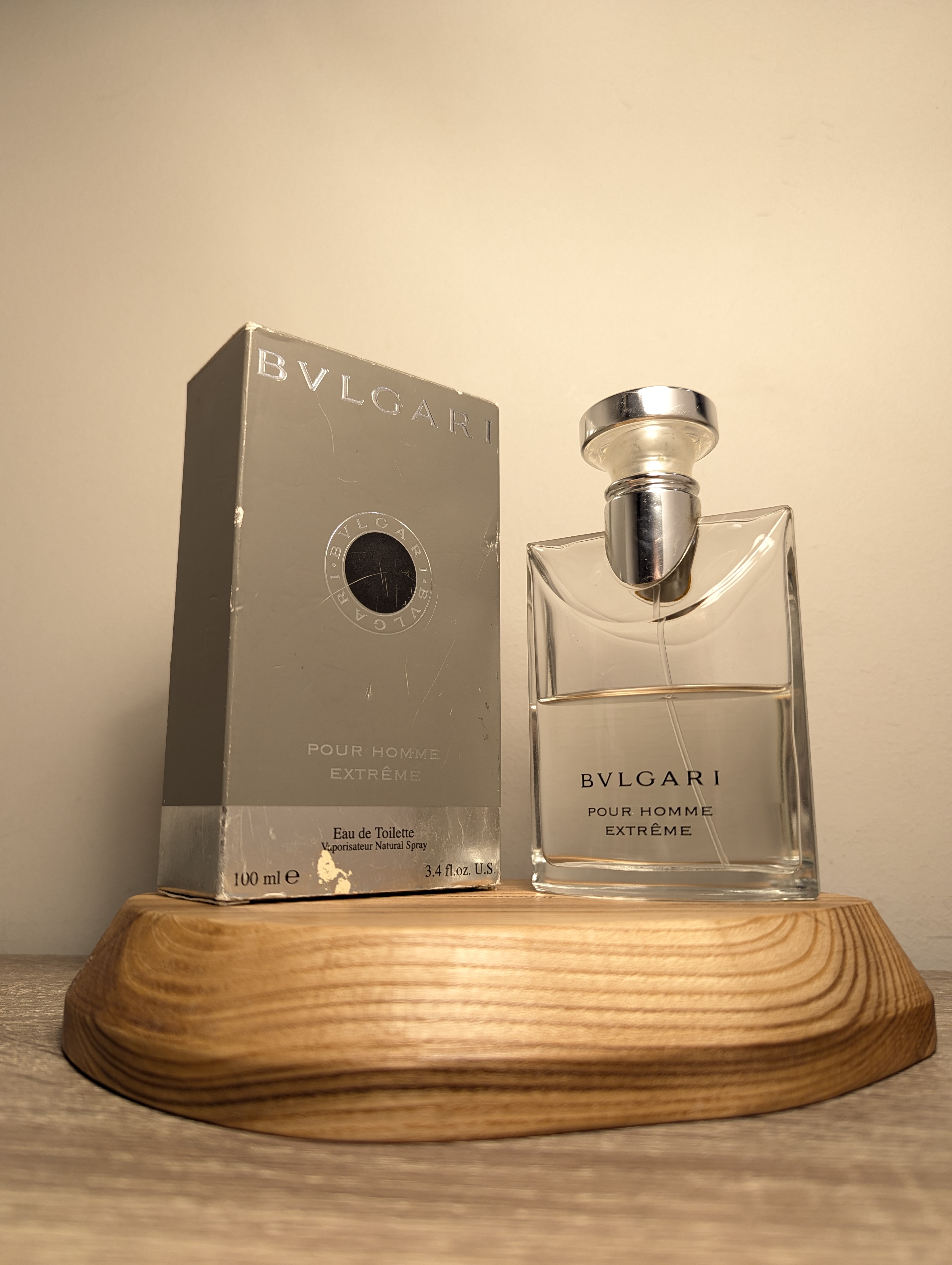 Духи Bvlgari Bvlgari Pour Homme Extreme — винтажный флакон
