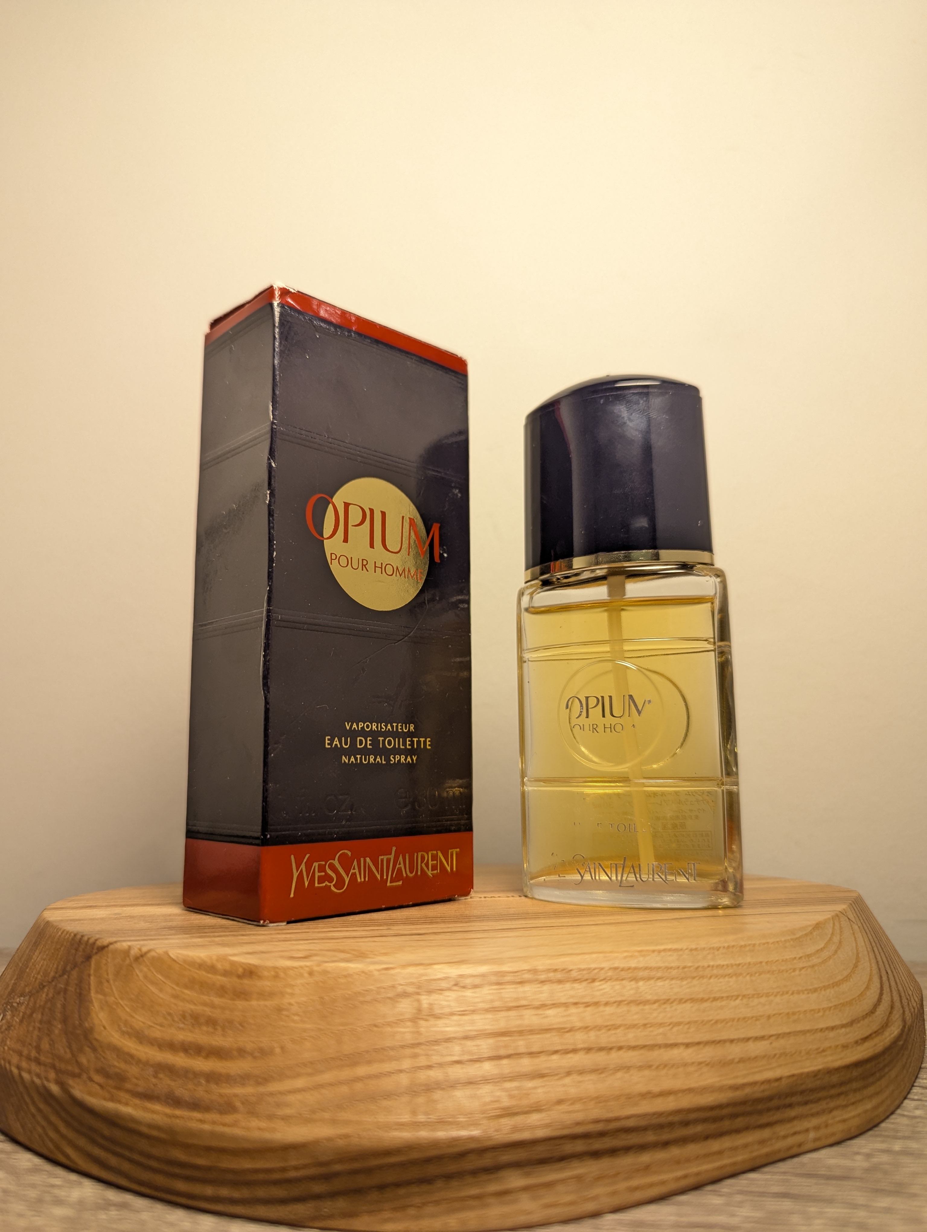 Духи Yves Saint Laurent Opium pour Homme — винтажный флакон