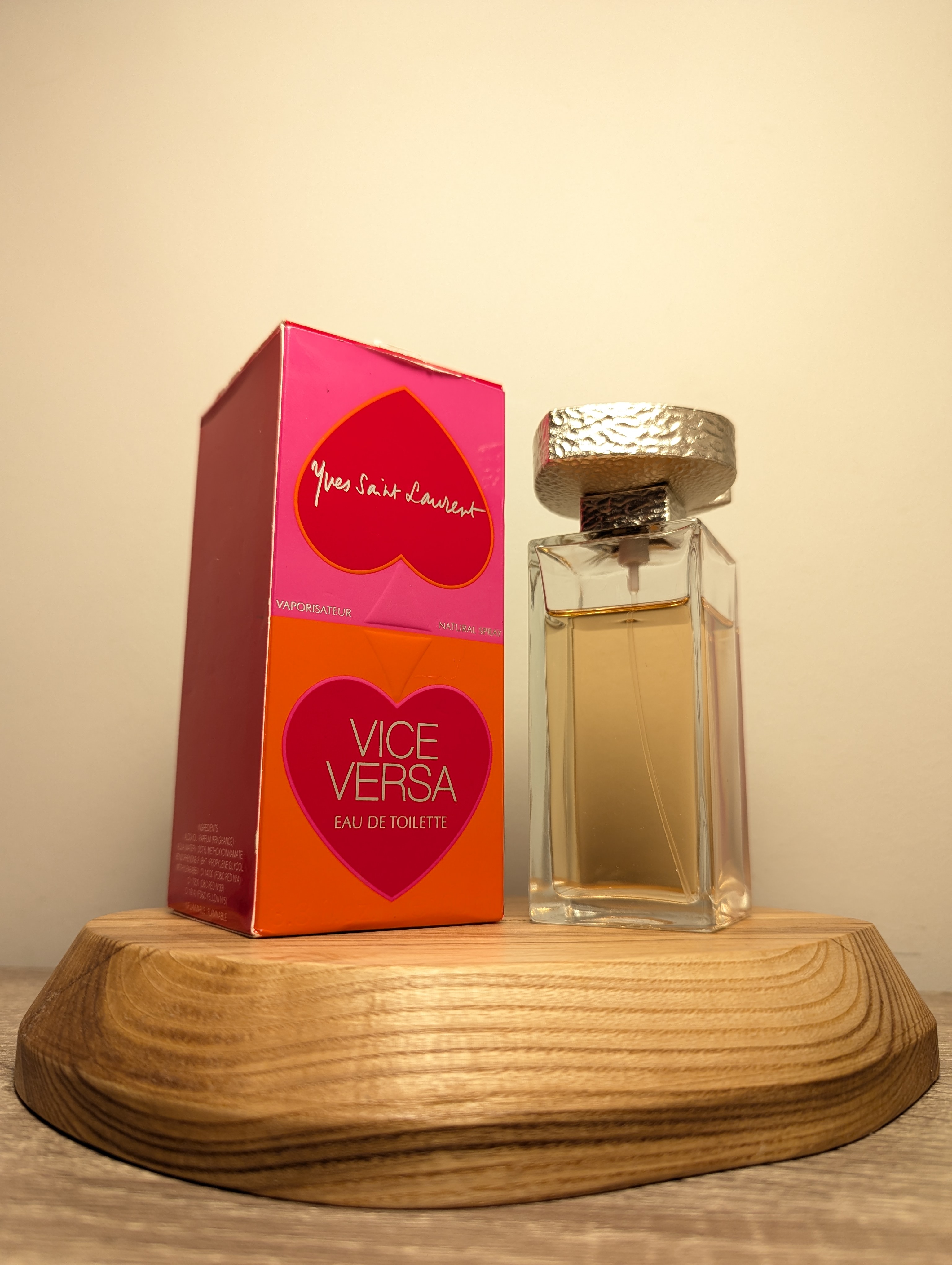 Духи Yves Saint Laurent Vice Versa — винтажный флакон