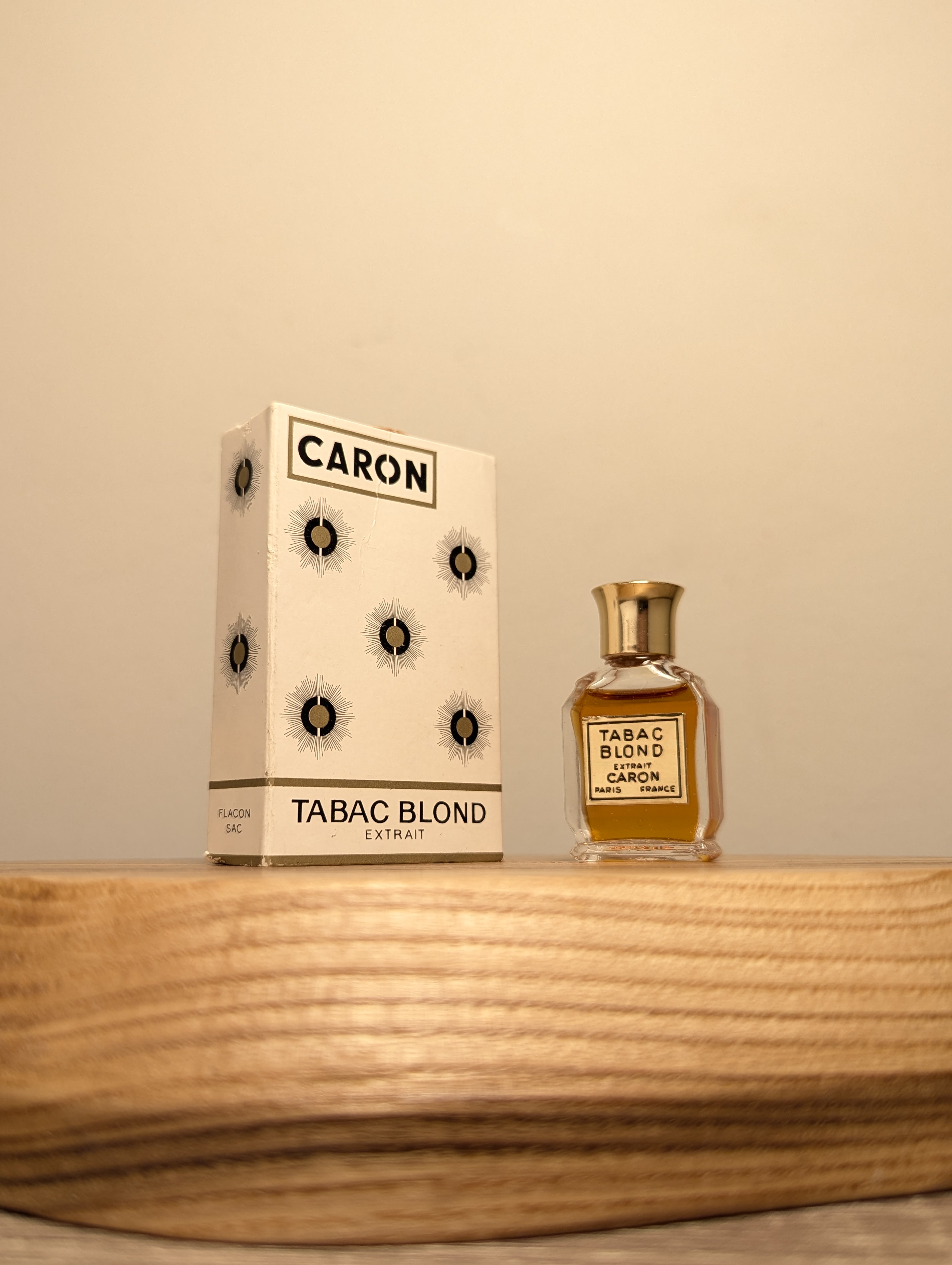 Духи Caron Tabac Blond — винтажный флакон