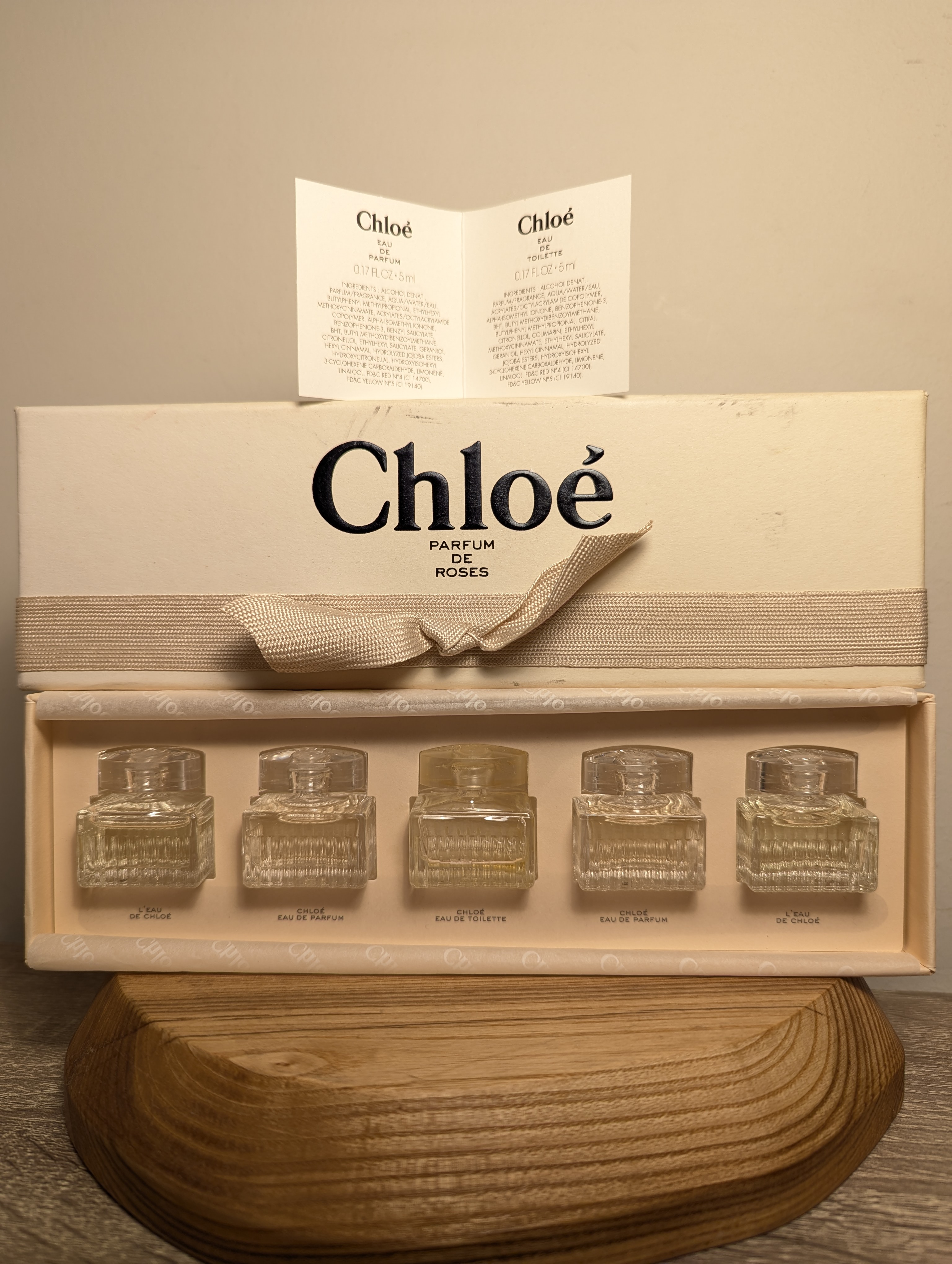 Духи Chloé Chloé parfum de Roses — винтажный флакон