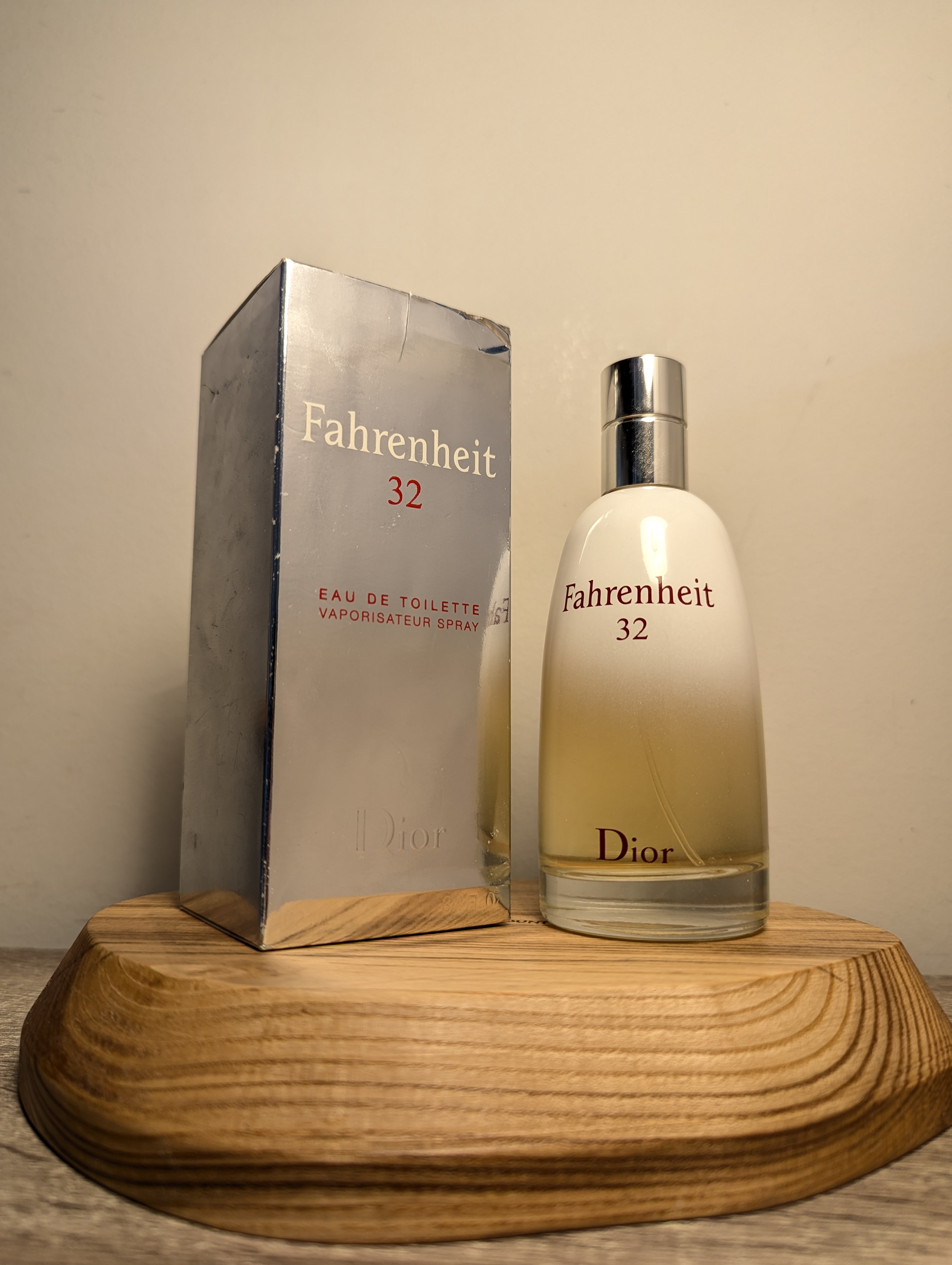 Духи Christian Dior Fahrenheit 32 — винтажный флакон