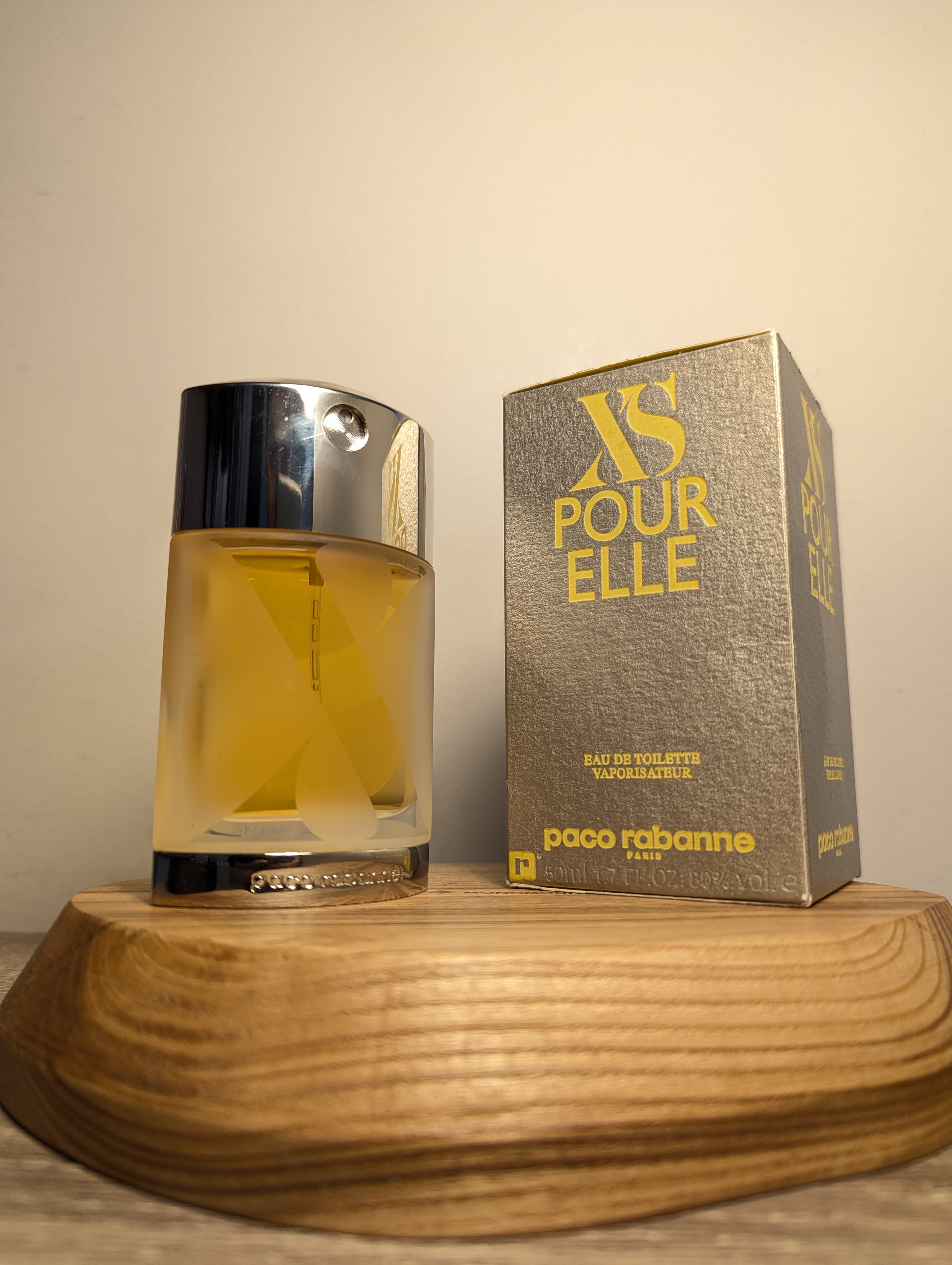 Духи Paco Rabanne XS pour Elle — винтажный флакон
