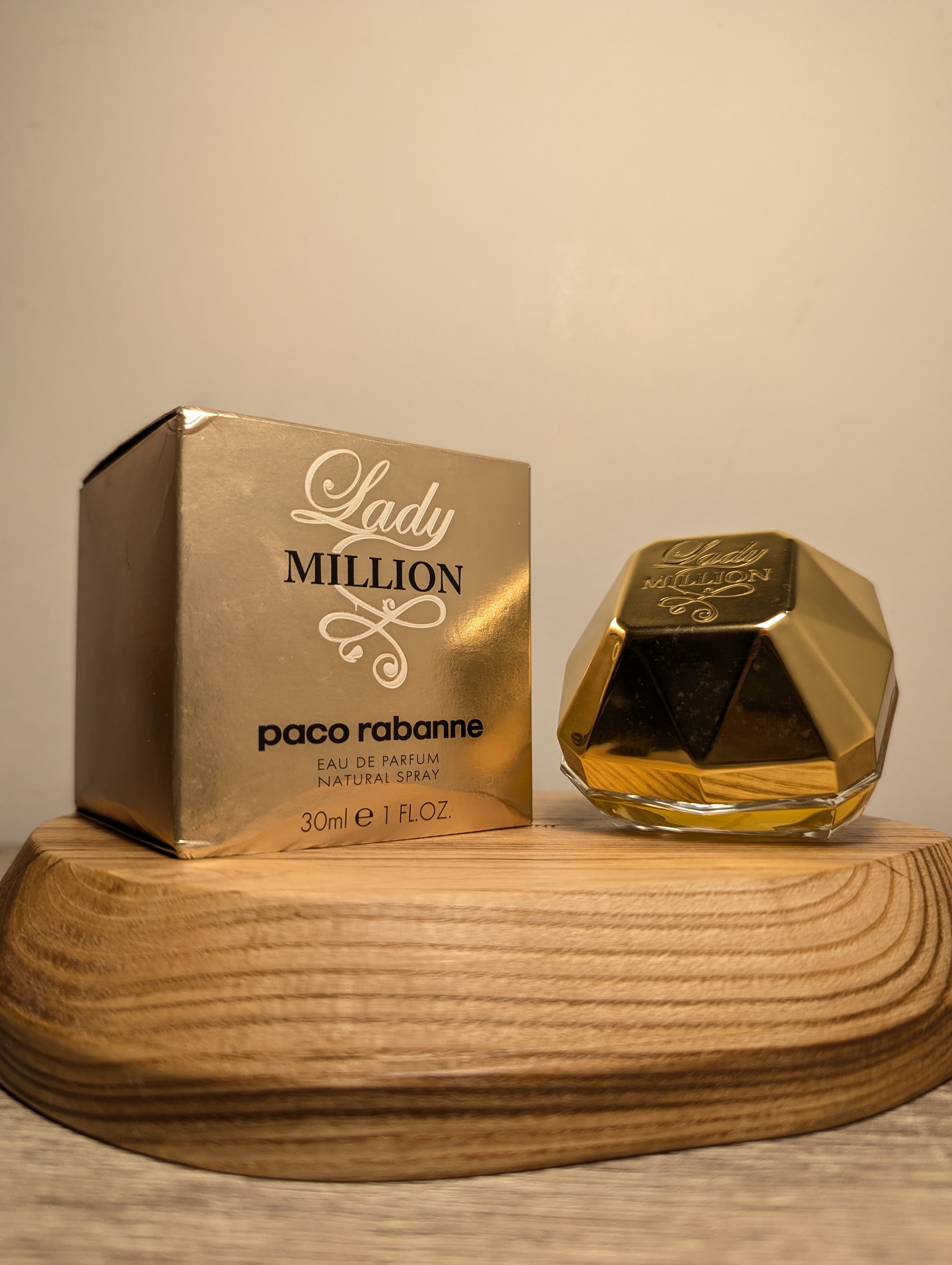 Духи Paco Rabanne Lady Million — винтажный флакон