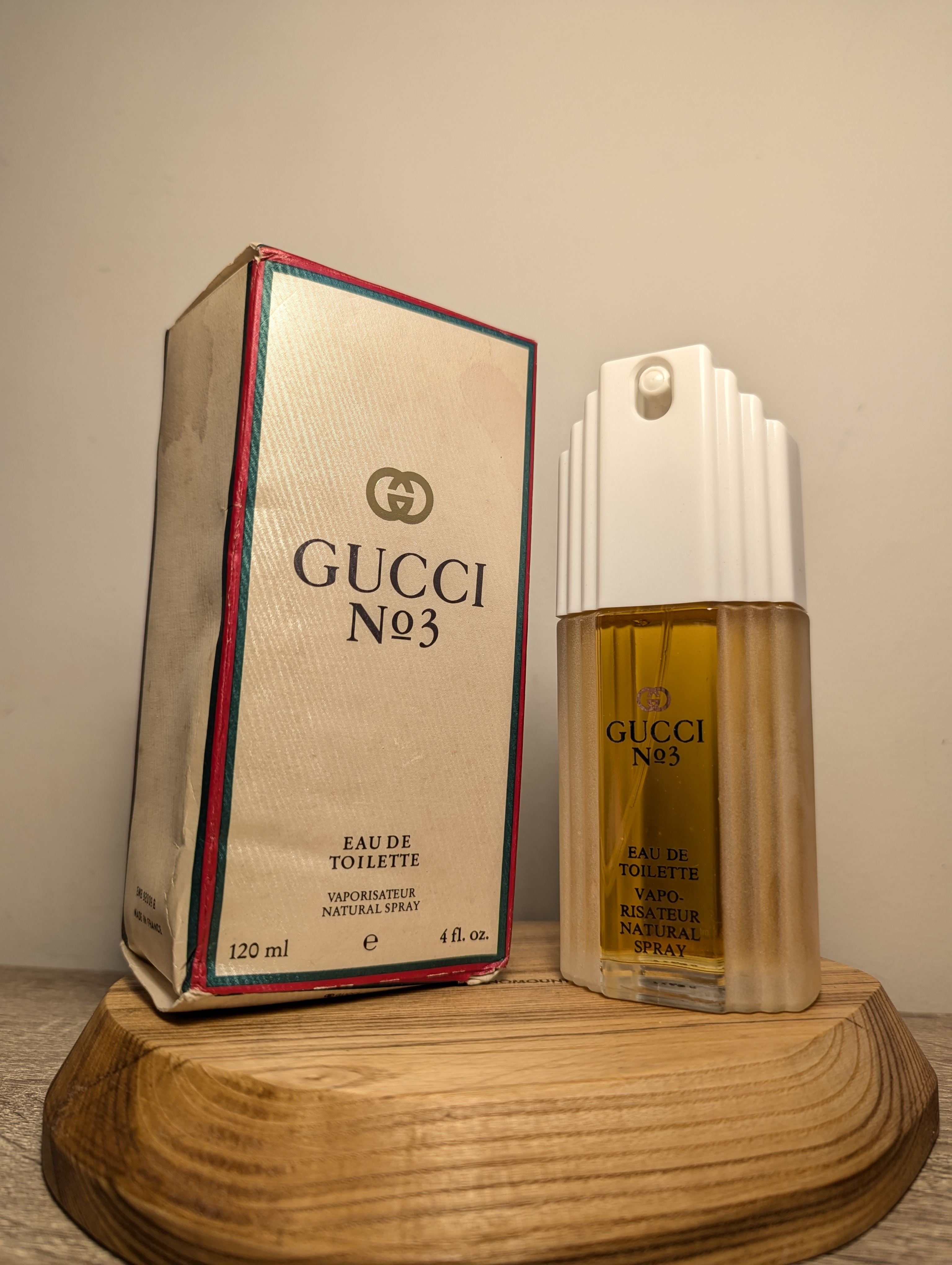 Духи Gucci № 3 — винтажный флакон