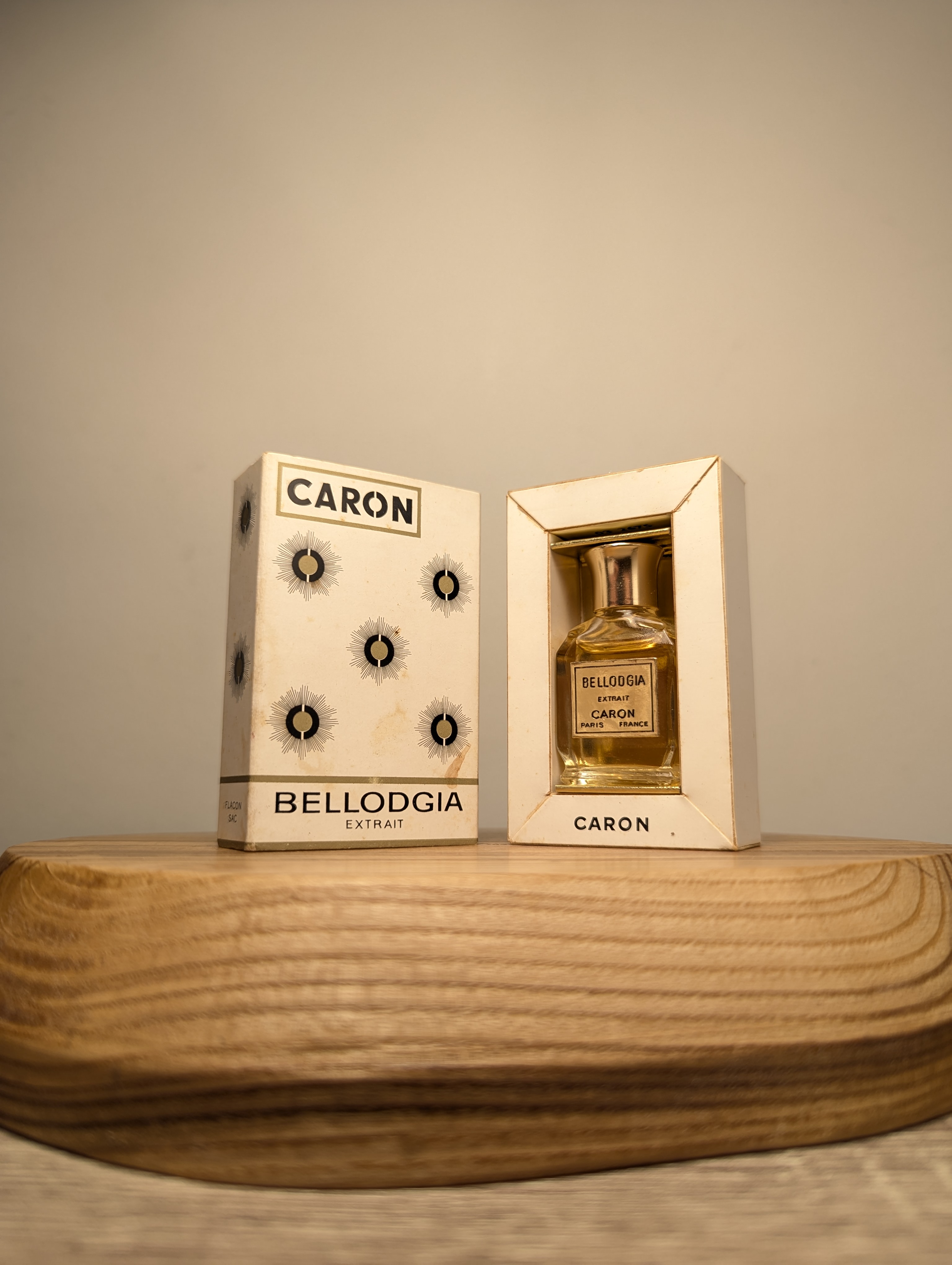 Духи Caron Bellodgia — винтажный флакон