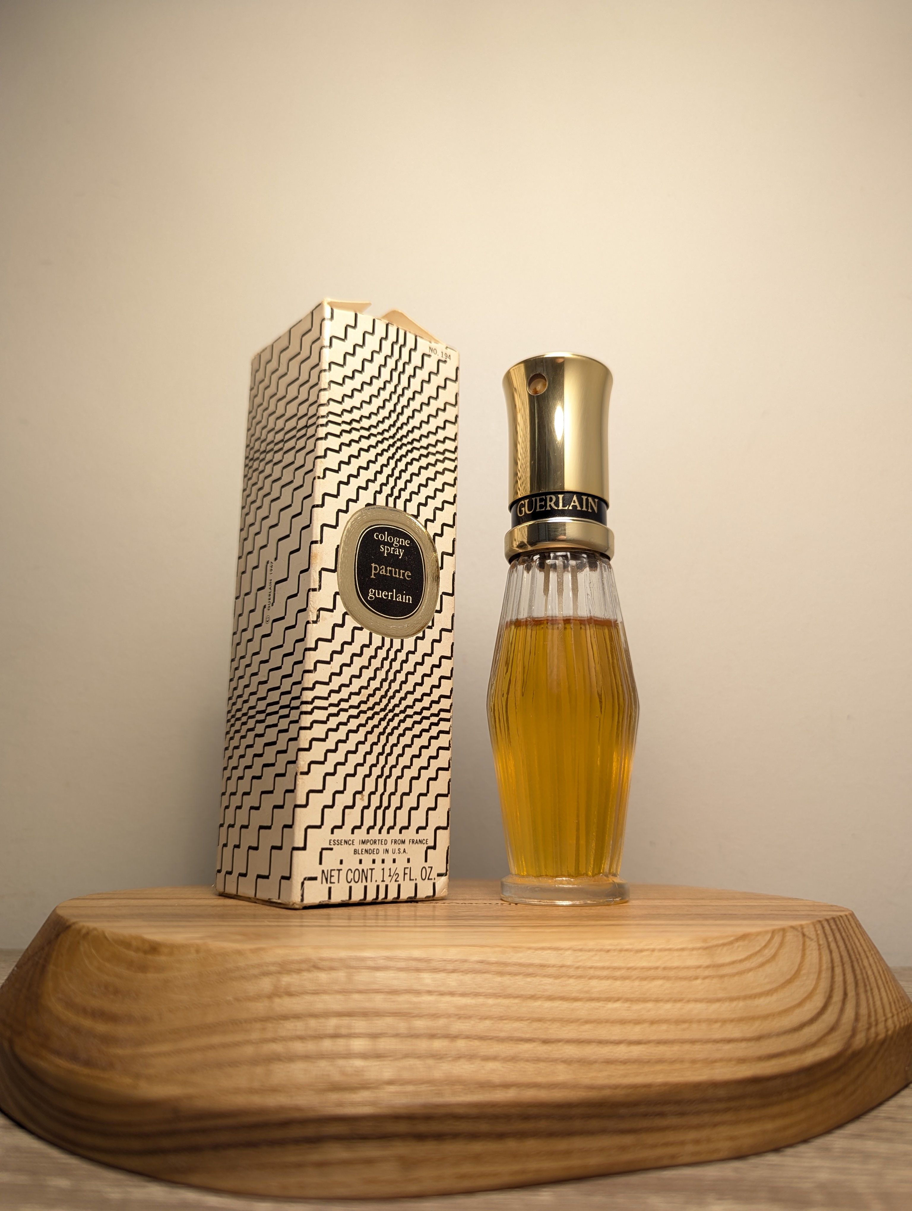 Духи Guerlain Parure — винтажный флакон