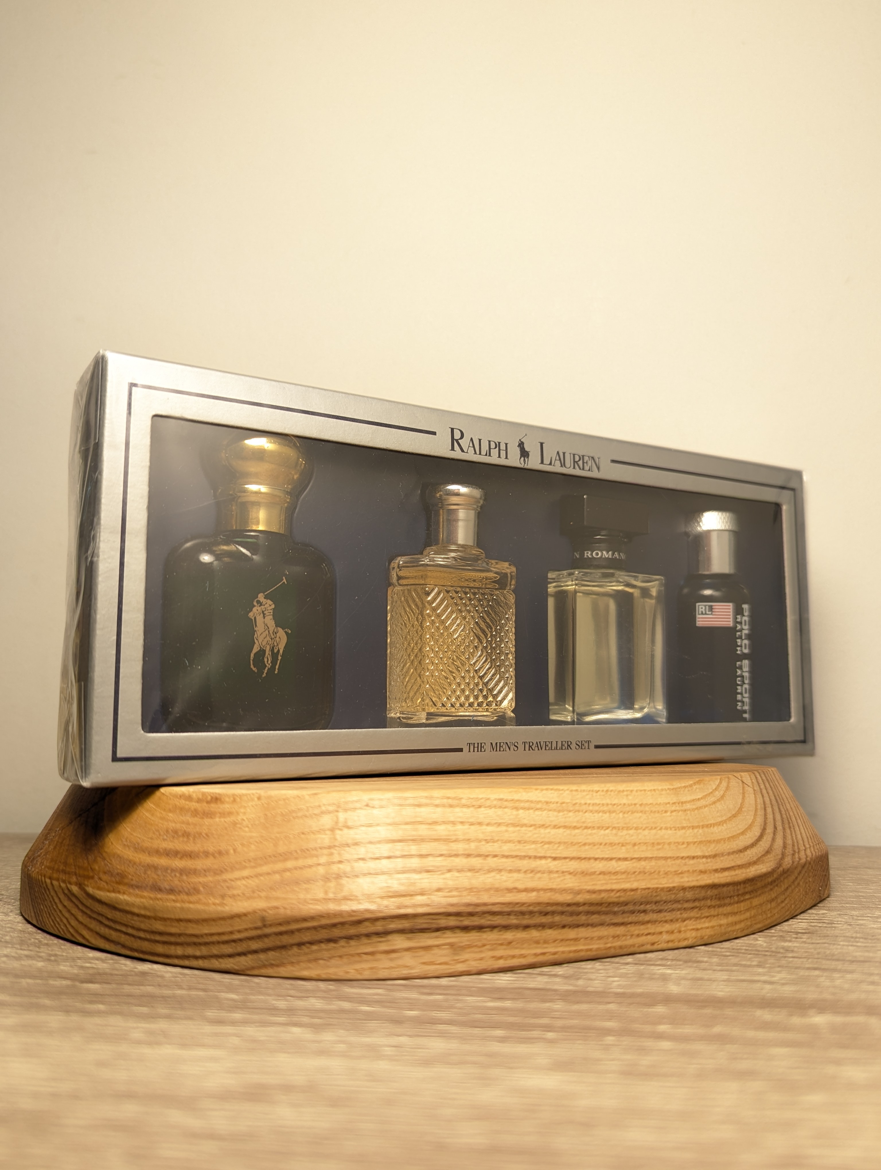 Духи Ralph Lauren The Men's Traveller Set — винтажный флакон