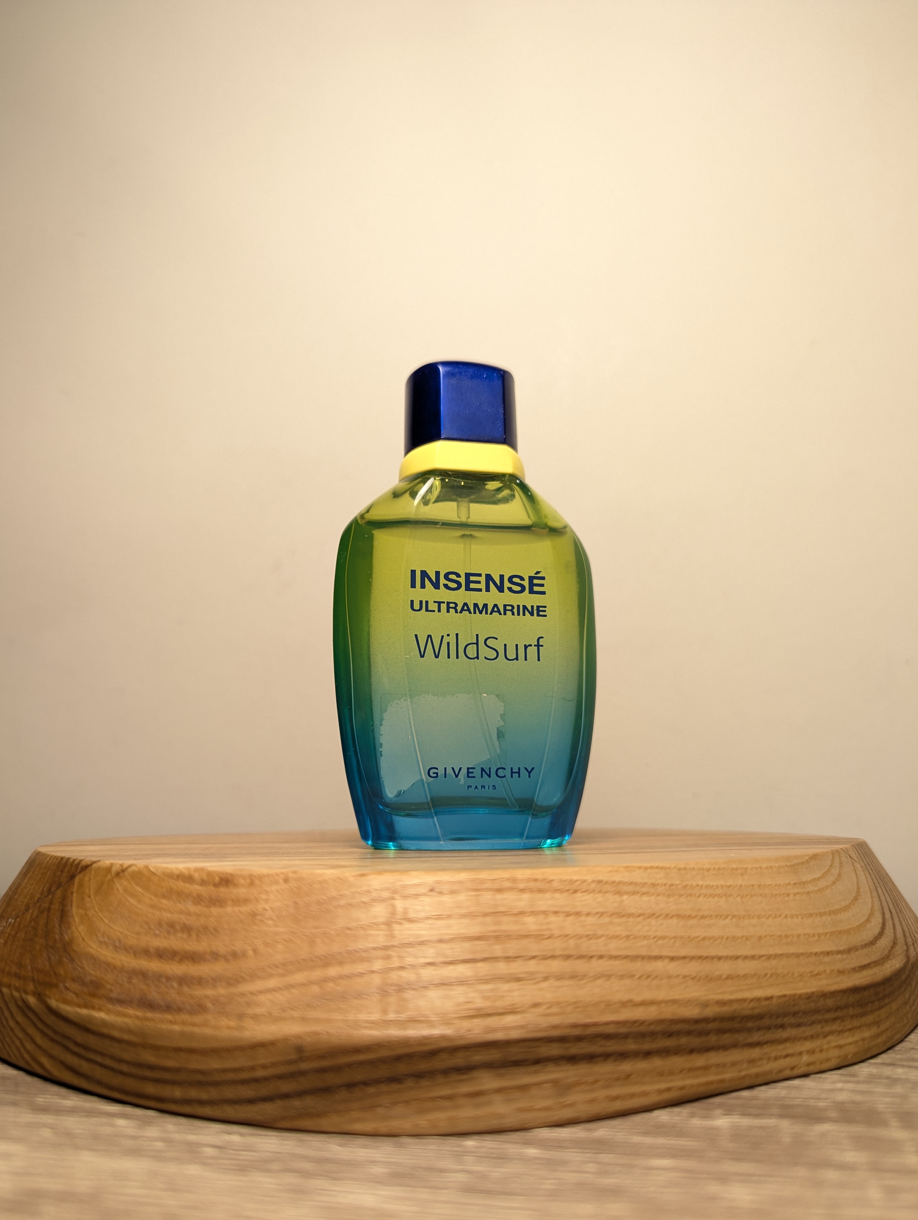 Духи Givenchy Insense Ultramarine Wild Surf — винтажный флакон