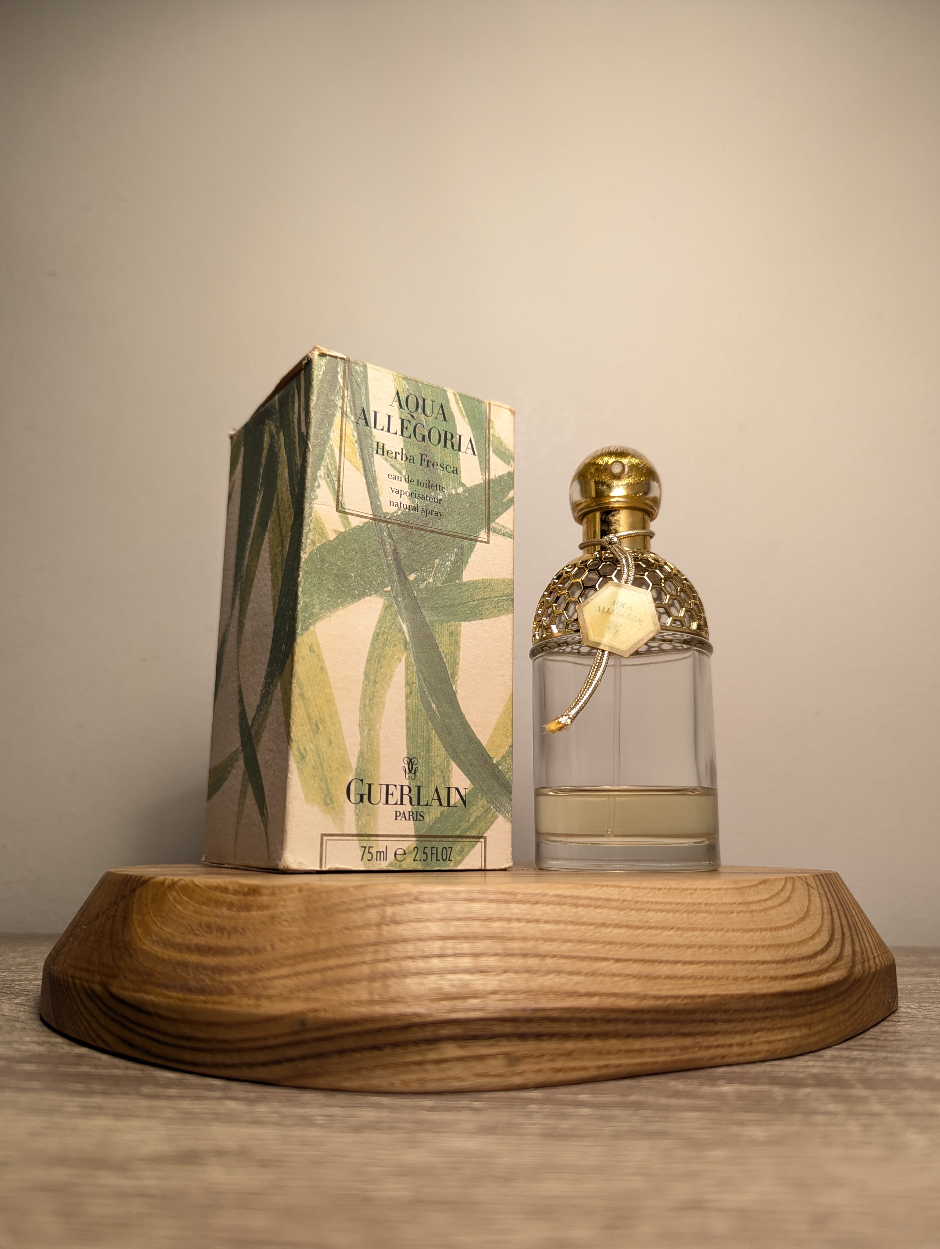 Духи Guerlain Aqua Allegoria Herba Fresca — винтажный флакон