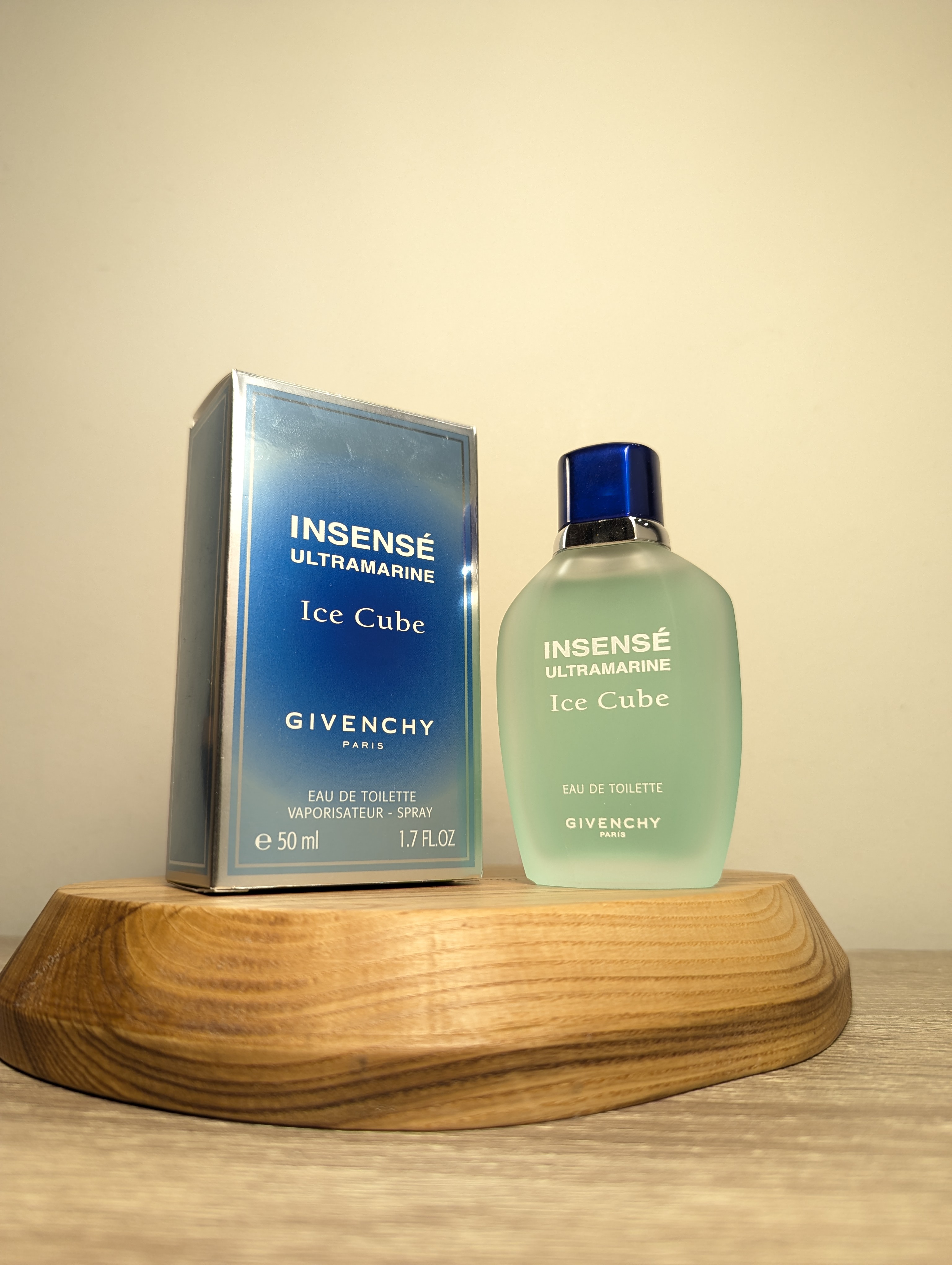 Духи Givenchy Insence Ultramarine Ice Cube — винтажный флакон