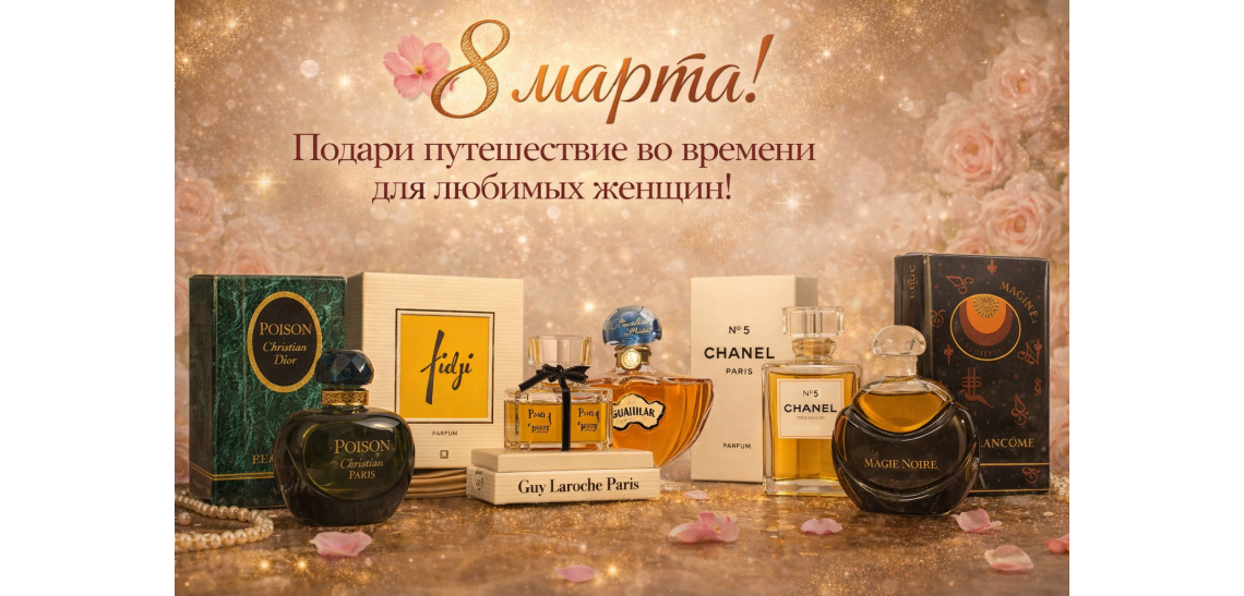 Подари путешествие во времени для любимых женщин!