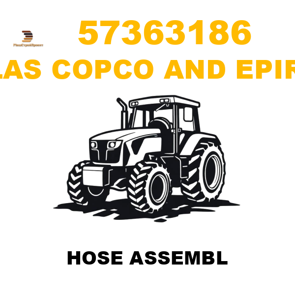 Atlas Copco && Epiroc 573-63186 - HOSE ASSEMBL