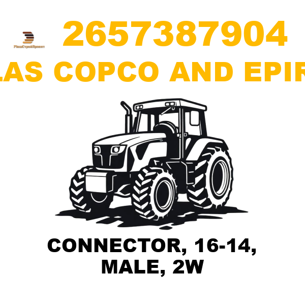 Atlas Copco && Epiroc 265-7387904 - CONNECTOR, 16-14, MALE, 2W