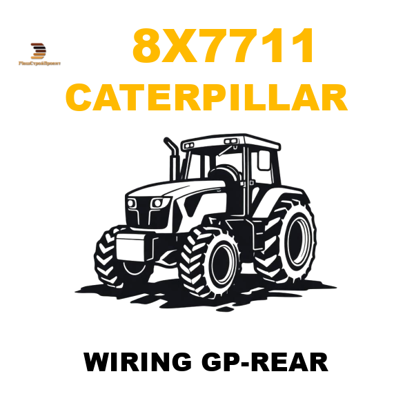 Caterpillar 8X7-711 - WIRING GP-REAR Caterpillar 8X7-711 - WIRING GP-REAR