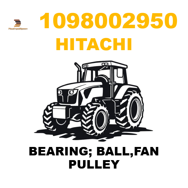 Hitachi 109-8002950 - BEARING; BALL,FAN PULLEY Hitachi 109-8002950 - BEARING; BALL,FAN PULLEY