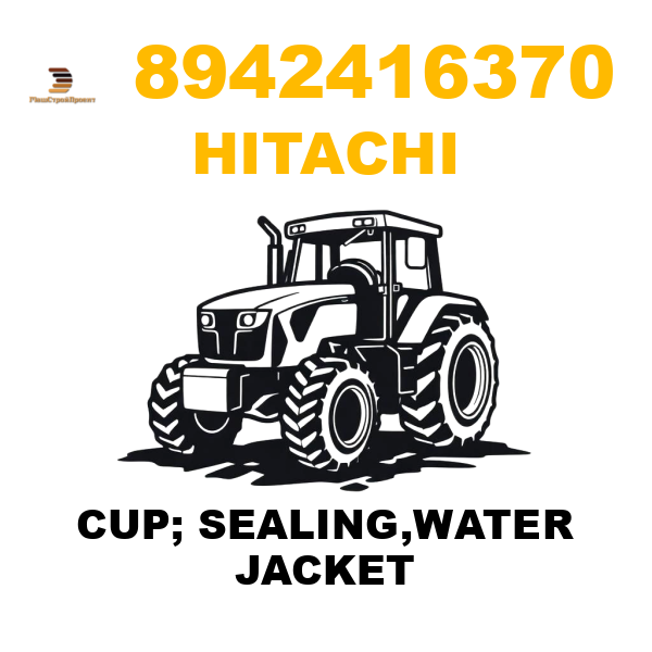 Hitachi 894-2416370 - CUP; SEALING,WATER JACKET Hitachi 894-2416370 - CUP; SEALING,WATER JACKET