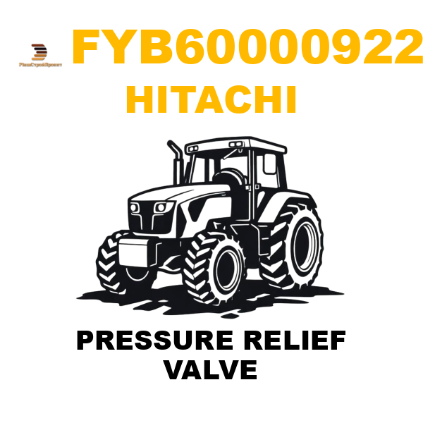 Hitachi FYB-60000922 - PRESSURE RELIEF VALVE Hitachi FYB-60000922 - PRESSURE RELIEF VALVE