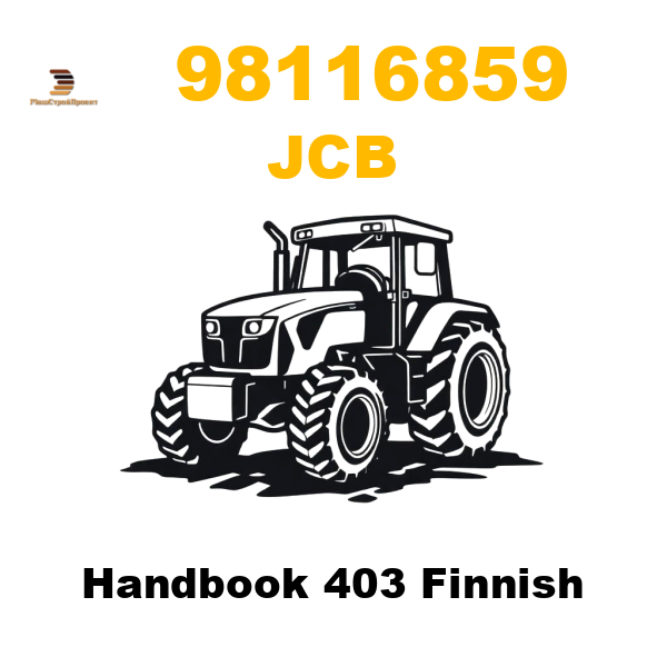 JCB 981-1/6859 - Handbook 403 Finnish JCB 981-1/6859 - Handbook 403 Finnish