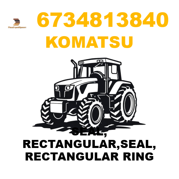 Komatsu 673-4-81-3840 - SEAL, RECTANGULAR,SEAL, RECTANGULAR RING Komatsu 673-4-81-3840 - SEAL, RECTANGULAR,SEAL, RECTANGULAR RING