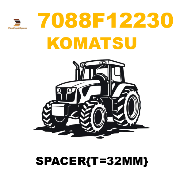 Komatsu 708-8F12230 - SPACER{T=32MM} Komatsu 708-8F12230 - SPACER{T=32MM}