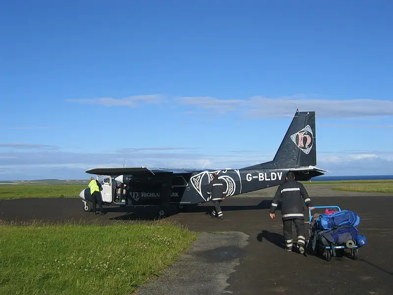 Loganair в Северной Шотландии