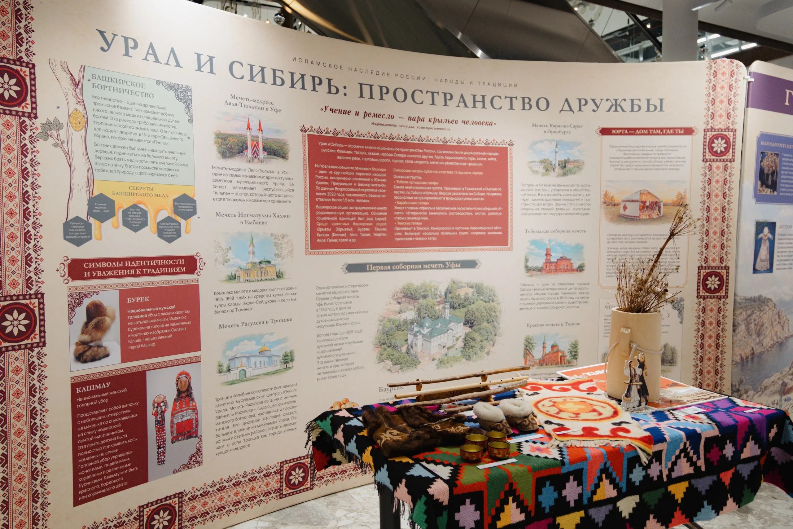 В Центре уникального мастерства открылась выставка «Исламское наследие России: народы и традиции»