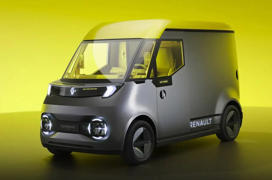 Новая Renault Estafette: электрический фургон с уникальной архитектурой!