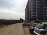 Перемещение дорожных плит