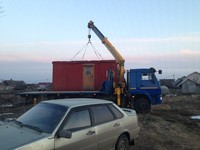 Перевозка негабаритного вагончика